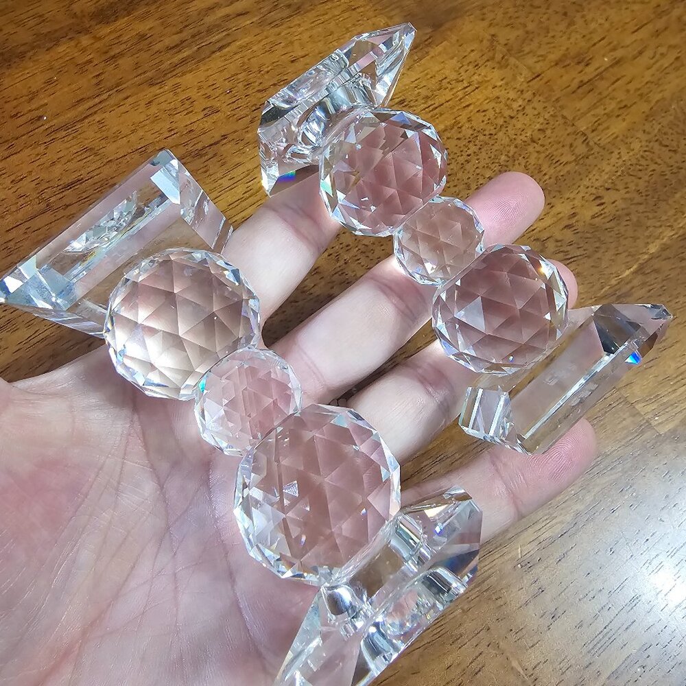 Swarovski Crystal Candle Holders - Picture 6 of 6